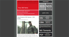 Desktop Screenshot of free3dsroms.com