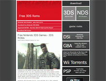 Tablet Screenshot of free3dsroms.com